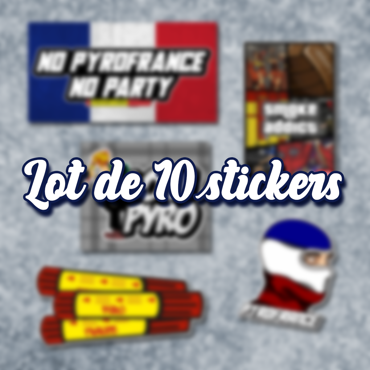 Lot de stickers
