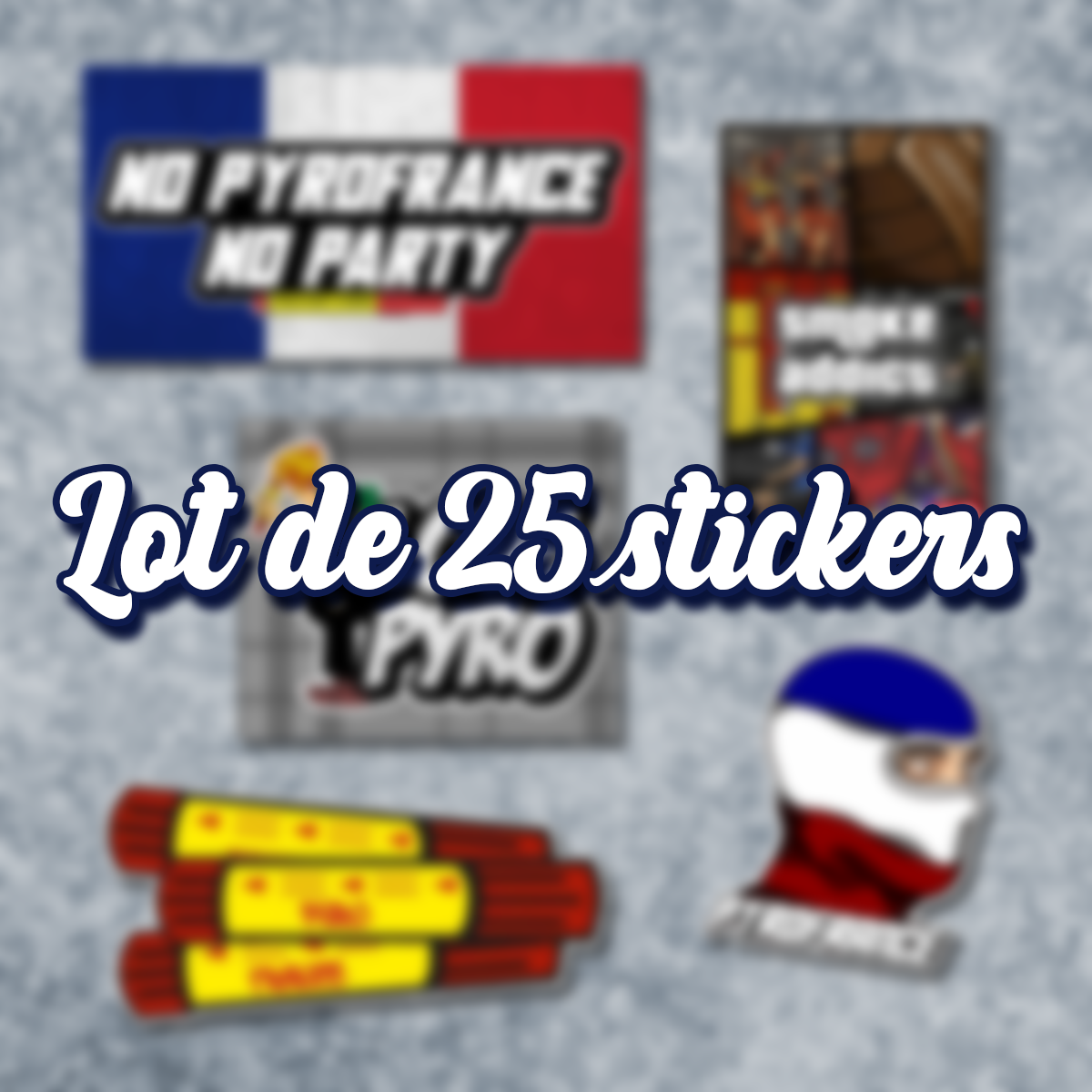 Lot de stickers
