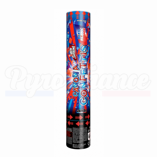 Canon à confettis Bleu Blanc Rouge