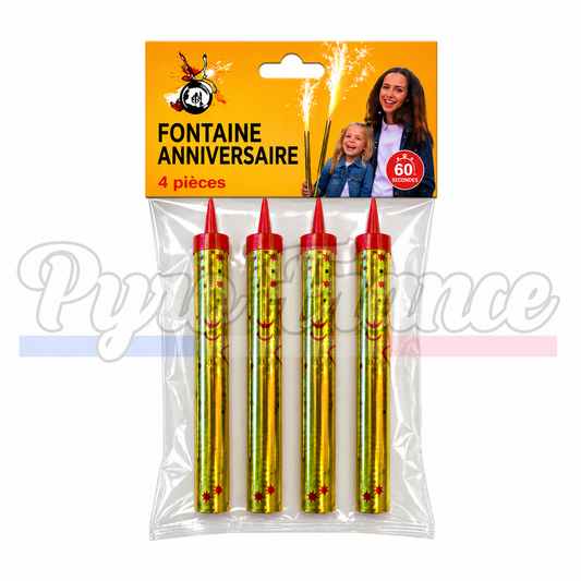 Fontaine Anniversaire x4