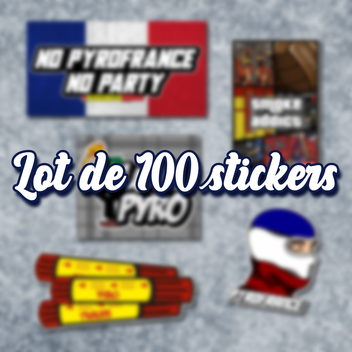Lot de stickers