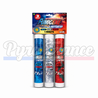 Pack Fumigènes Bleu Blanc Rouge