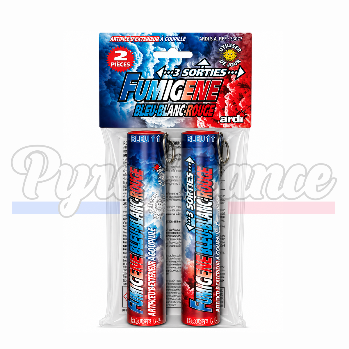 Fumigène Bleu Blanc Rouge