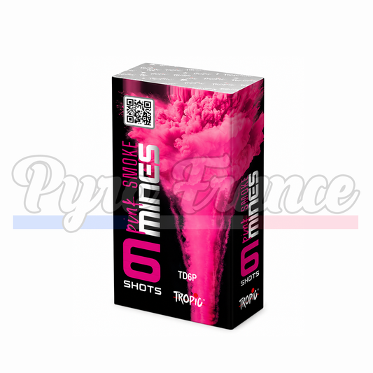 Jet de fumée Rose (6 coups)