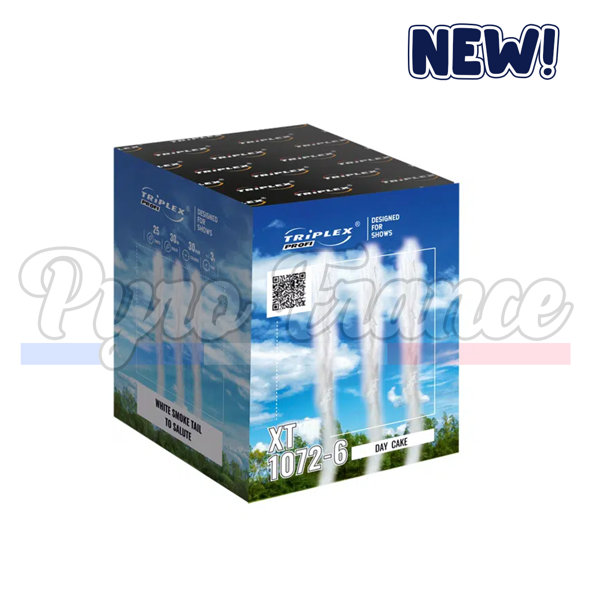 Jet de fumée colorée